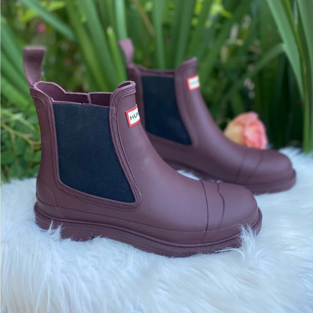 NEW | HUNTER Men's Commando Chelsea Boots